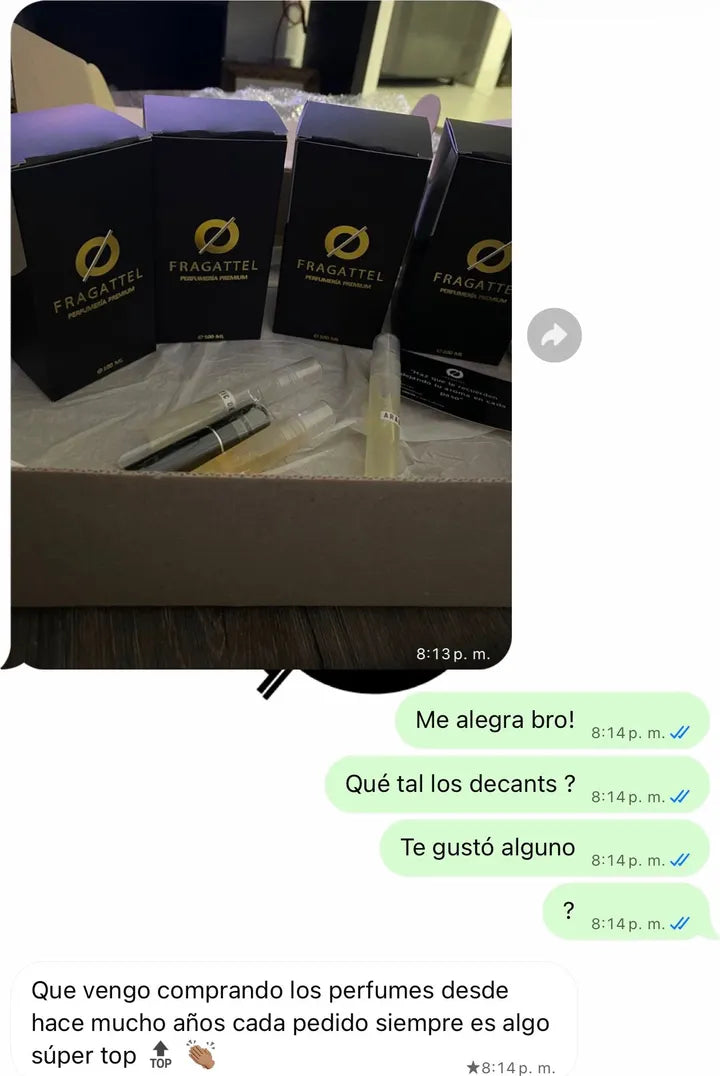 Captura real de un mensaje de WhatsApp de un cliente de Fragattel (6 de 14)