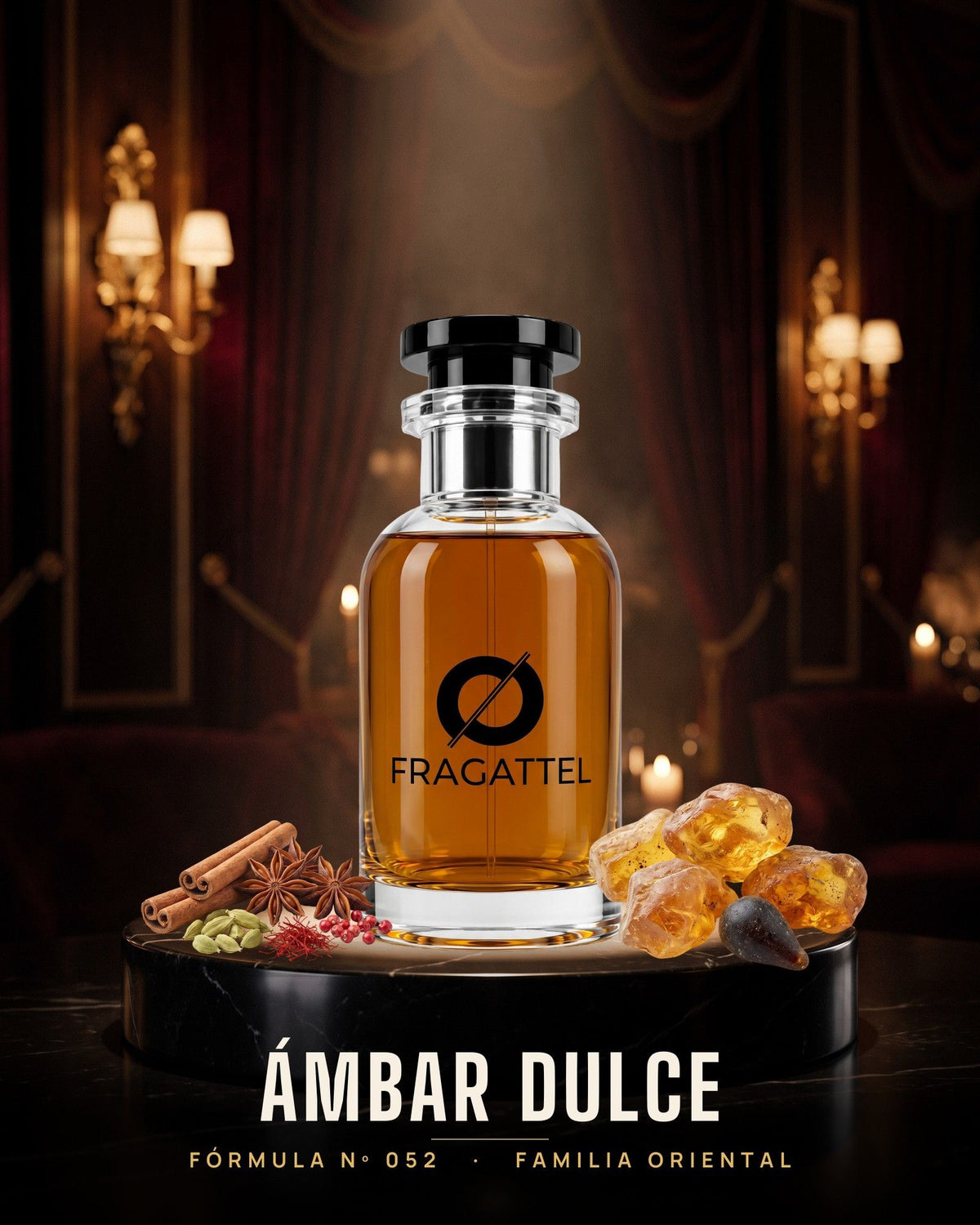 Ámbar Dulce (inspirado en Amber Rouge) · Fragattel