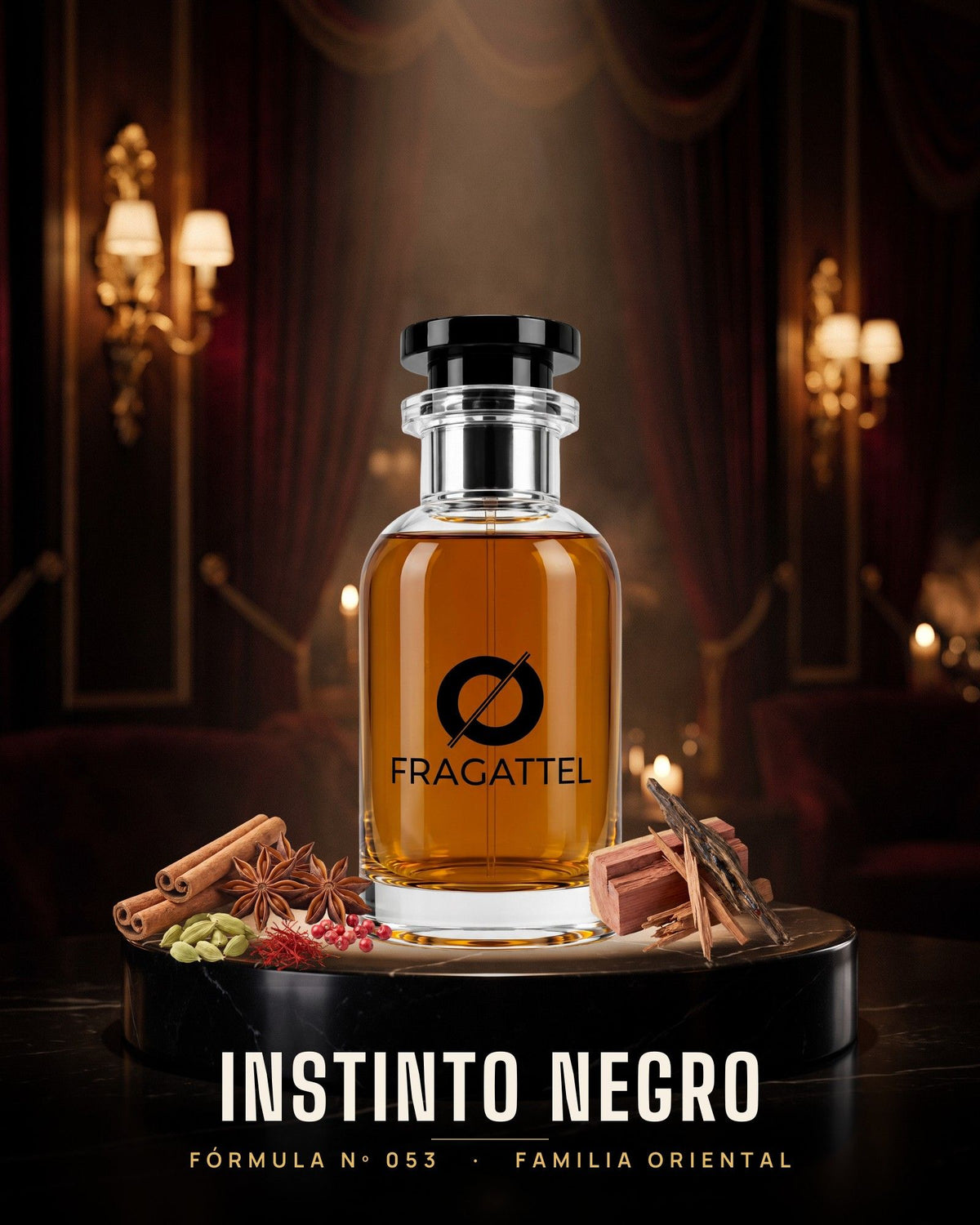 Instinto Negro (inspirado en Oud Saffron) · Fragattel