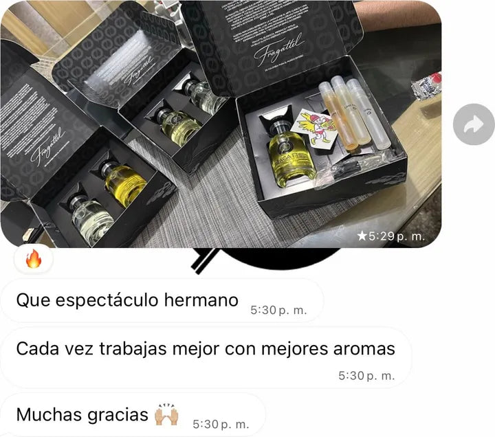 Captura real de un mensaje de WhatsApp de un cliente de Fragattel (1 de 14)