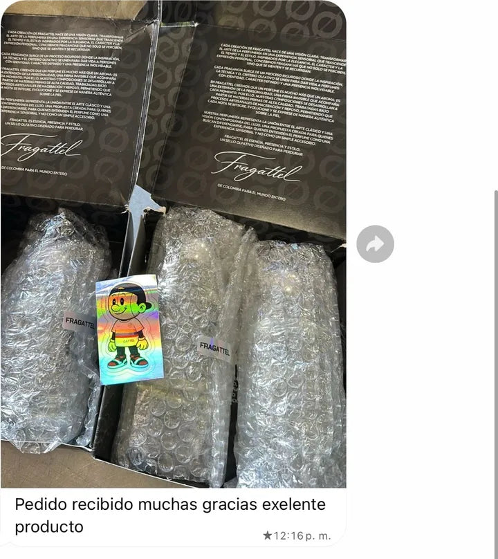 Captura real de un mensaje de WhatsApp de un cliente de Fragattel (2 de 14)