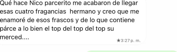 Captura real de un mensaje de WhatsApp de un cliente de Fragattel (3 de 14)