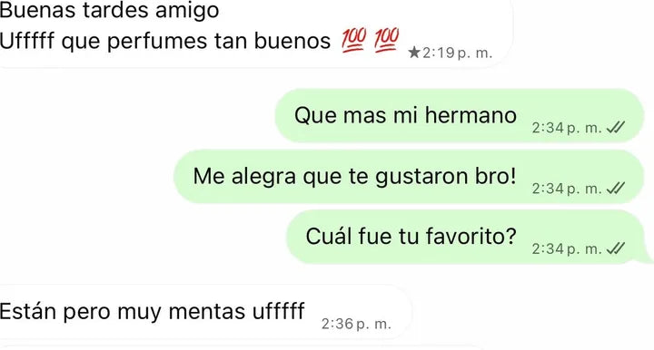 Captura real de un mensaje de WhatsApp de un cliente de Fragattel (4 de 14)
