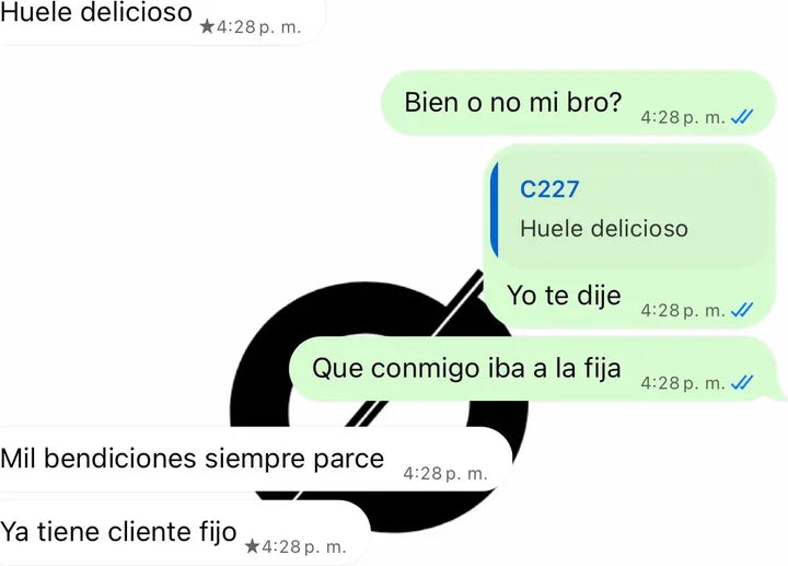 Captura real de un mensaje de WhatsApp de un cliente de Fragattel (9 de 14)