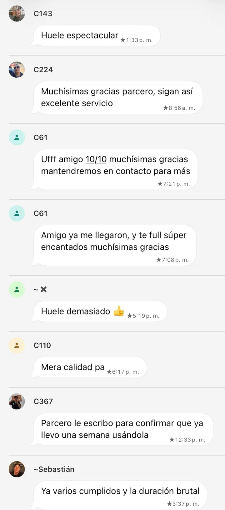 Captura real de un mensaje de WhatsApp de un cliente de Fragattel (14 de 14)